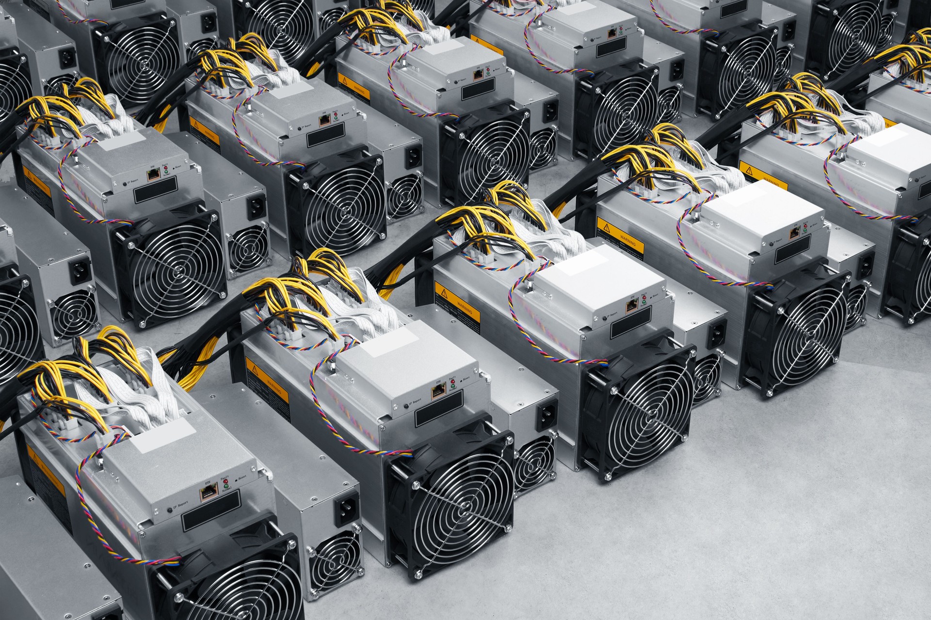 Cryptocurrency mining farm for bitcoin and altcoins mining